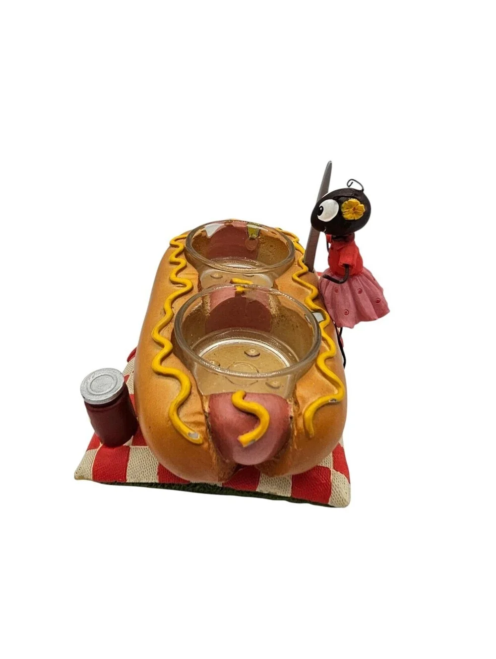 Yankee Candle Ants Picnic hot dog condiment holder
